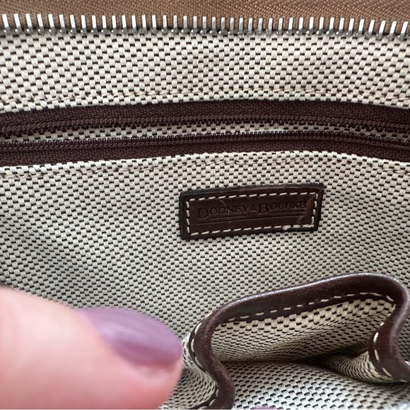 NWOT, Vintage Dooney & Bourke Tassel Top Shoulder Bag, Pink - Picture 10 of 12